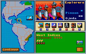 Gold of the Americas - The Conquest of the New World screen shot game playing